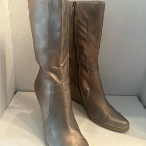 Kenneth Cole Women's Gold Heeled Boots